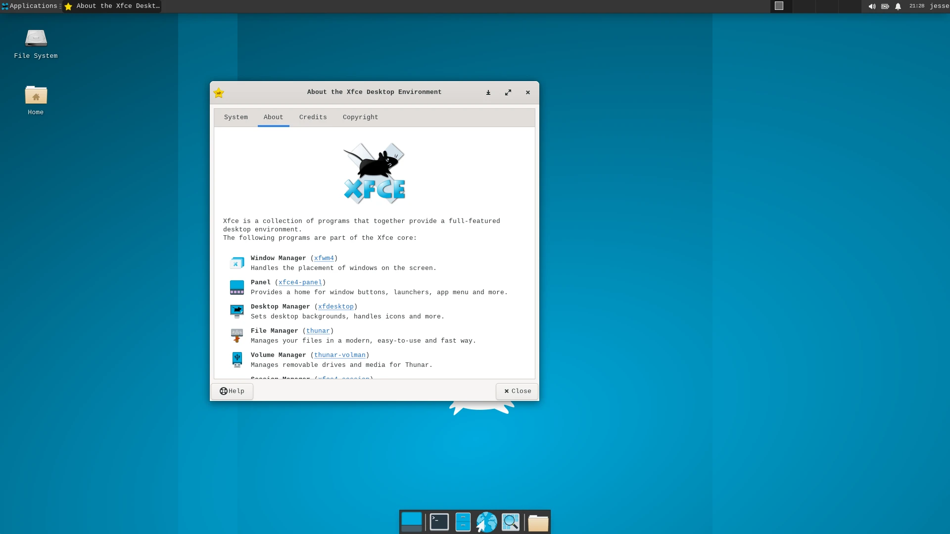 Capture de Arch Linux