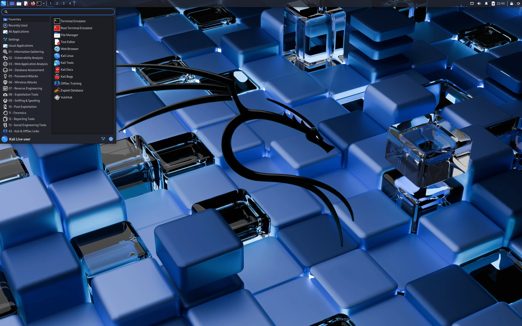 Capture de Kali Linux