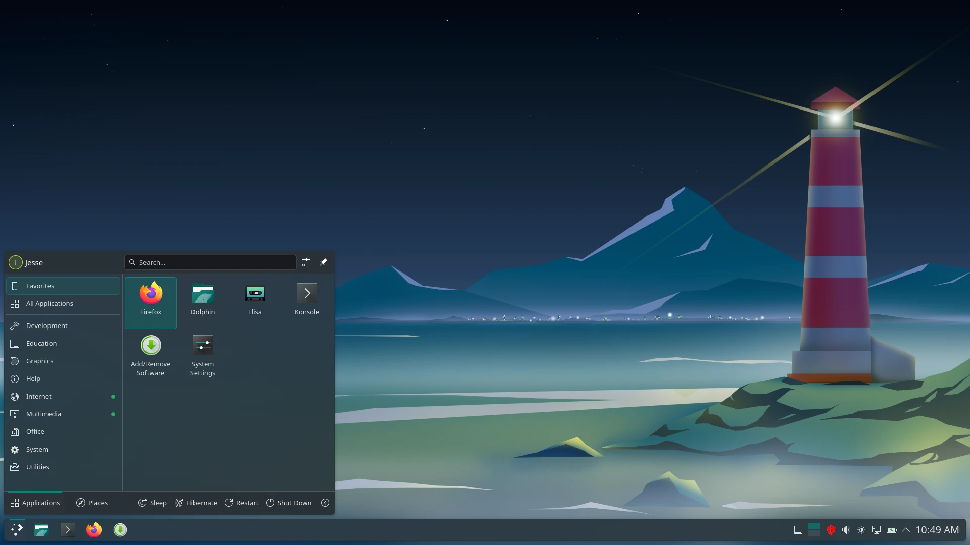 Capture de Manjaro Linux